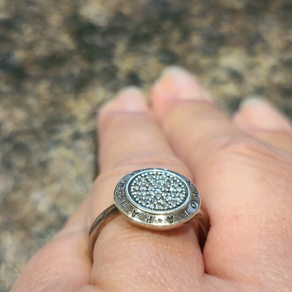 Pandora Sterling Silver Statement Ring - image 2